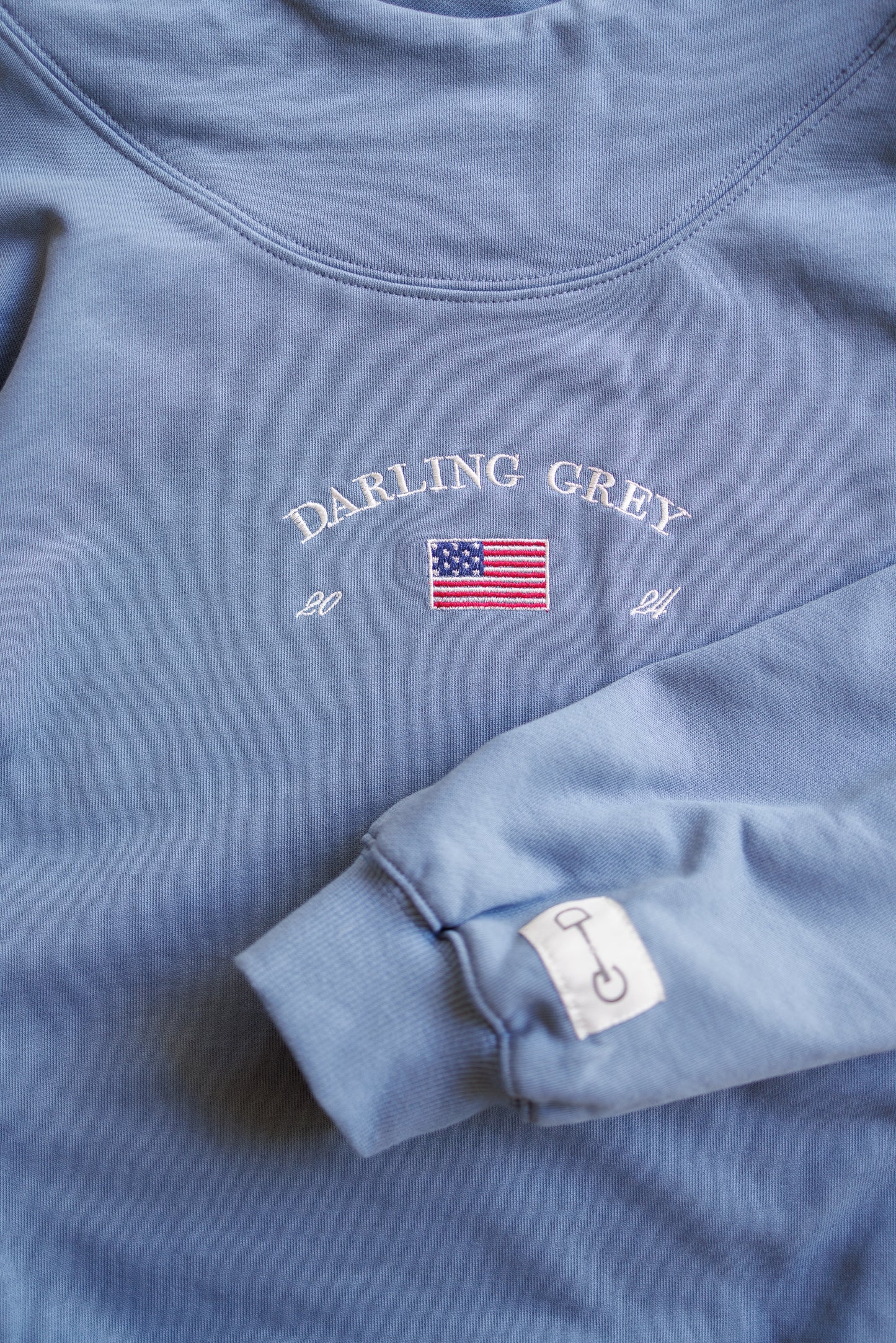 State Blue American Darling Mockneck