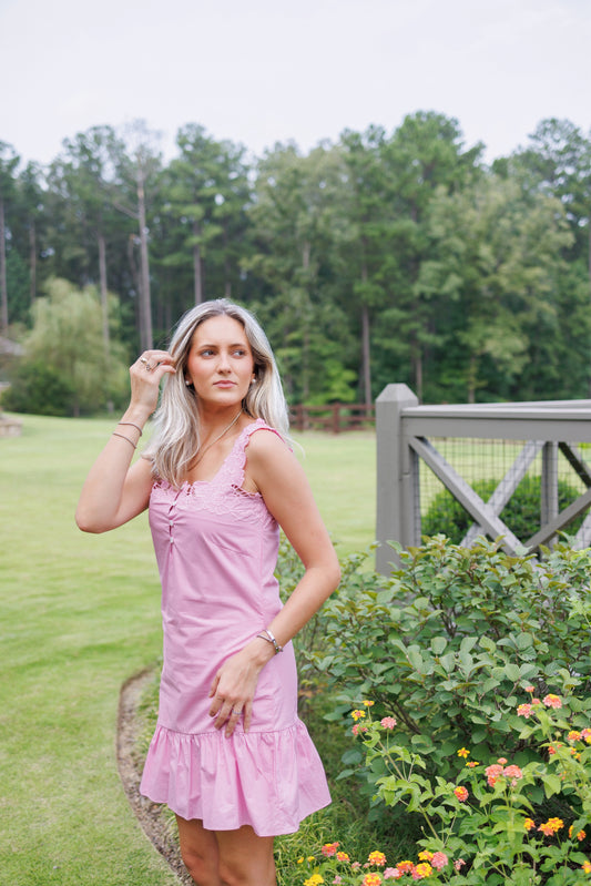 English Rose Eyelet Dress
