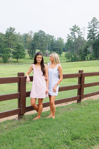 Pink Eyelet Dress
