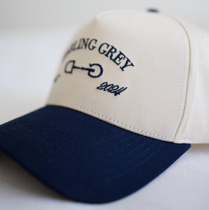 Navy Classic Darling Grey Trucker