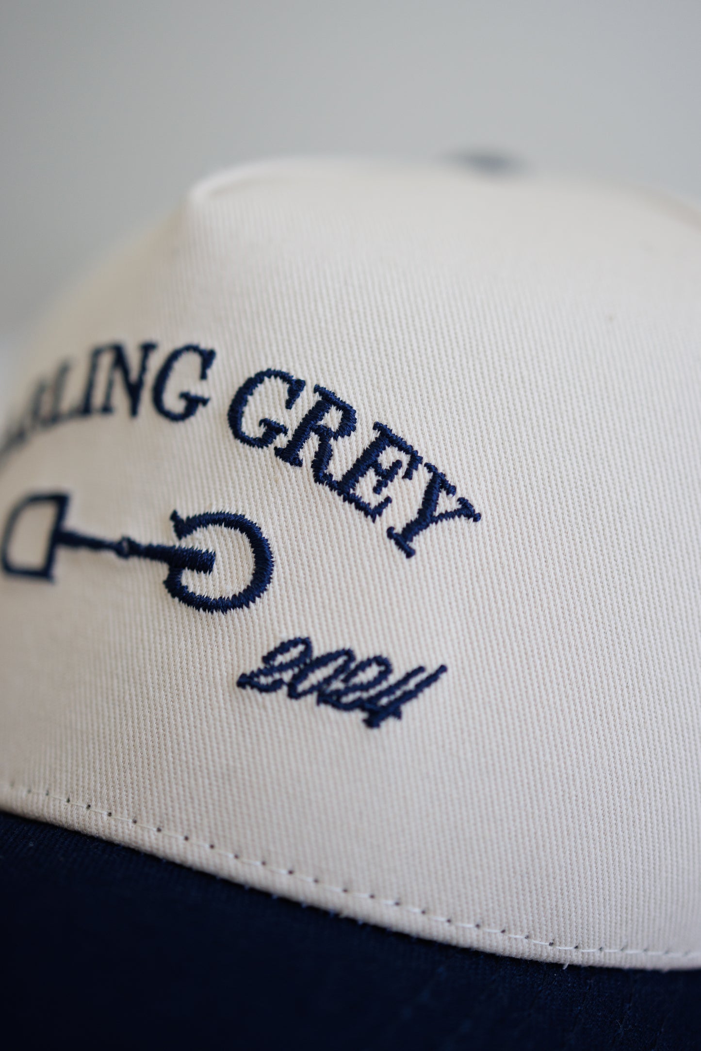 Navy Classic Darling Grey Trucker