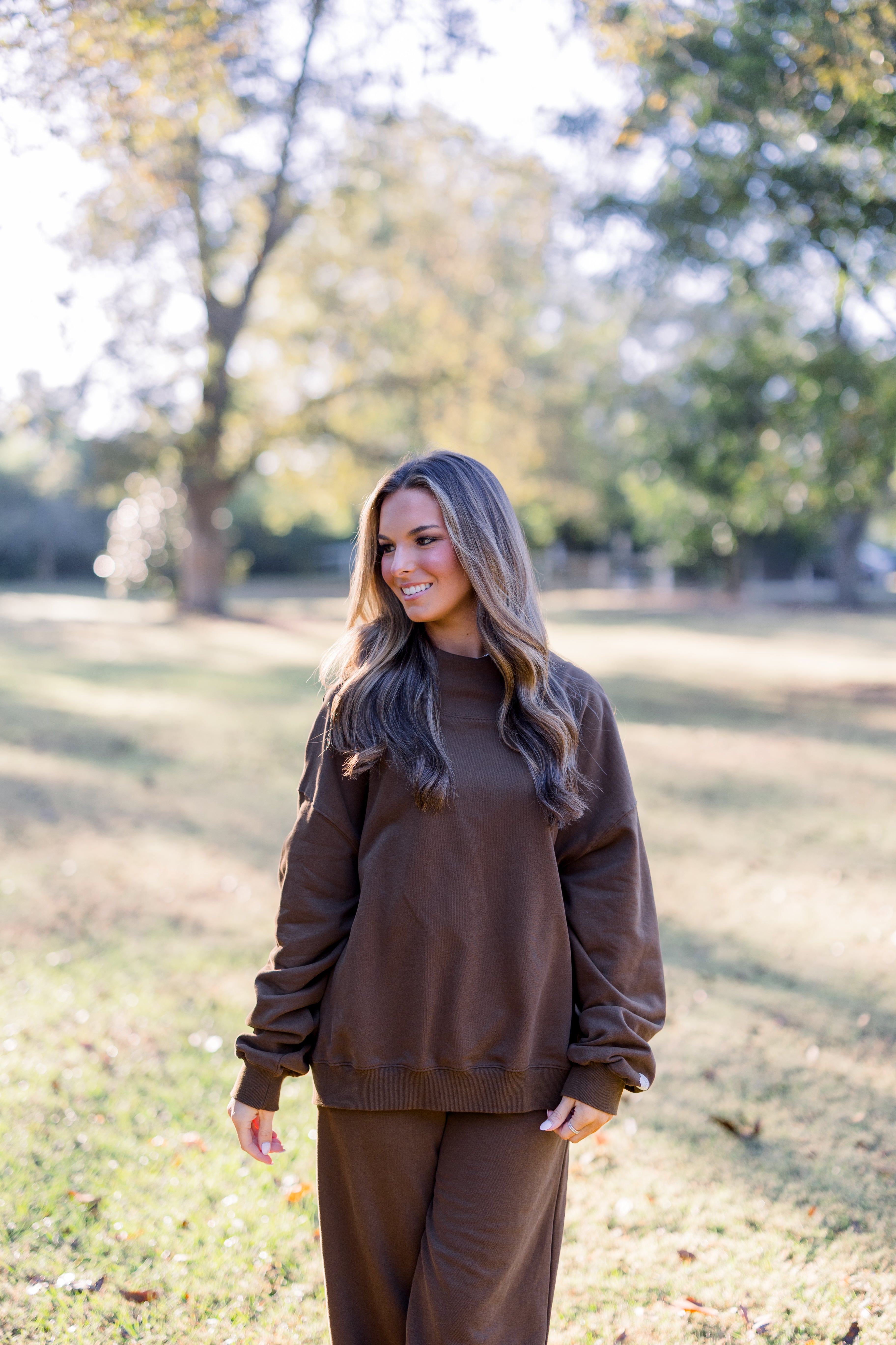 DG Classic Brown Mockneck – Darling Grey