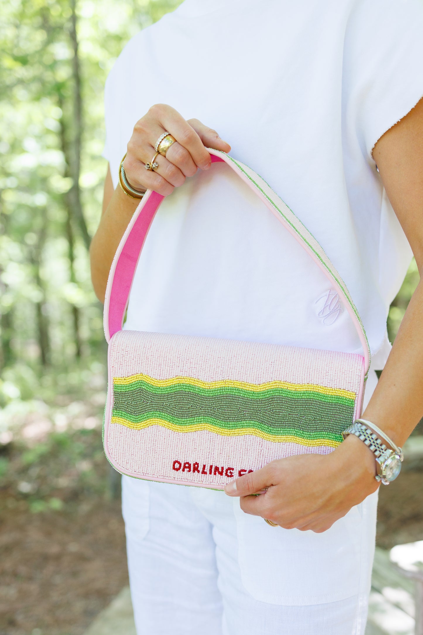 Hooked Darling Beaded Bag